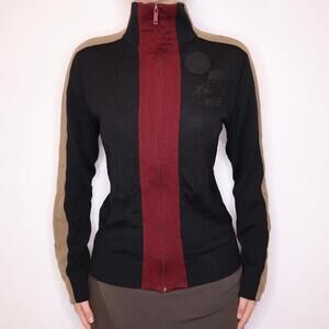 Y2K DIESEL Wool Zip Up Sweater (L)